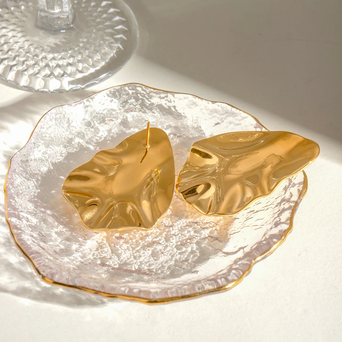 Ondine Earrings Irregular Wave