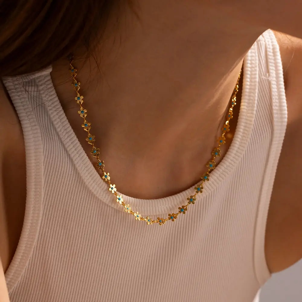 Isla Necklace Chic Drip Oil Chain