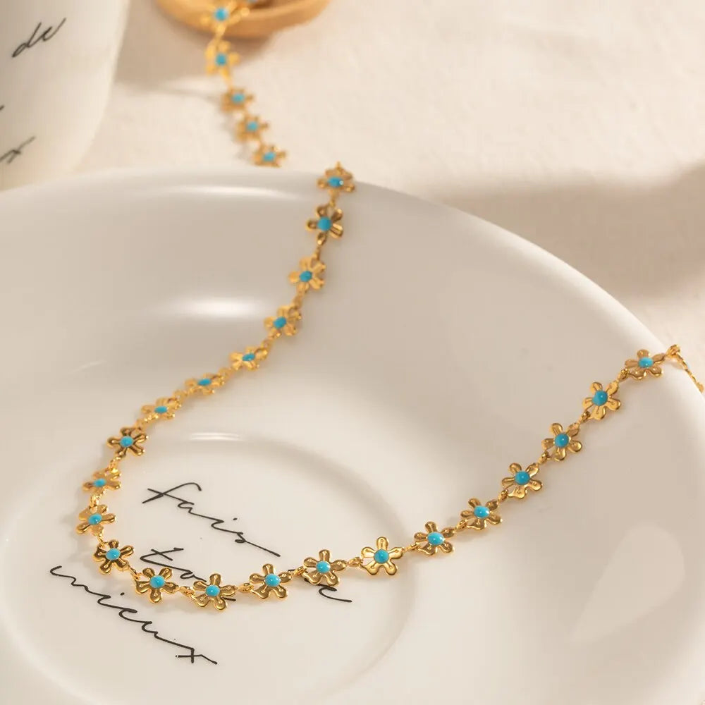 Isla Necklace Chic Drip Oil Chain