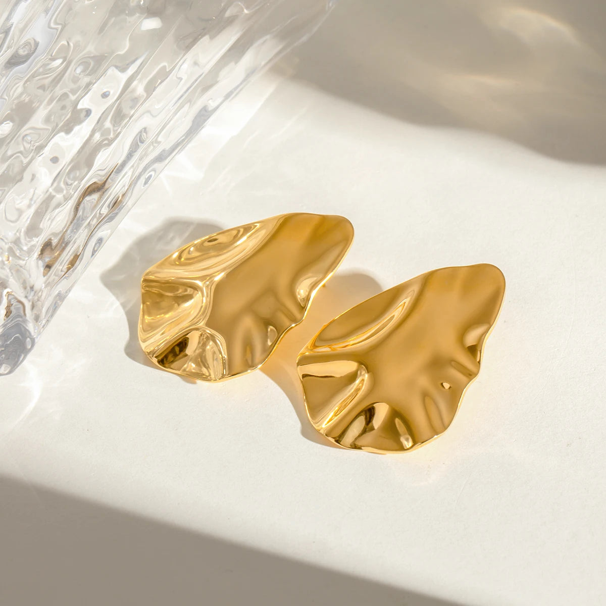 Ondine Earrings Irregular Wave