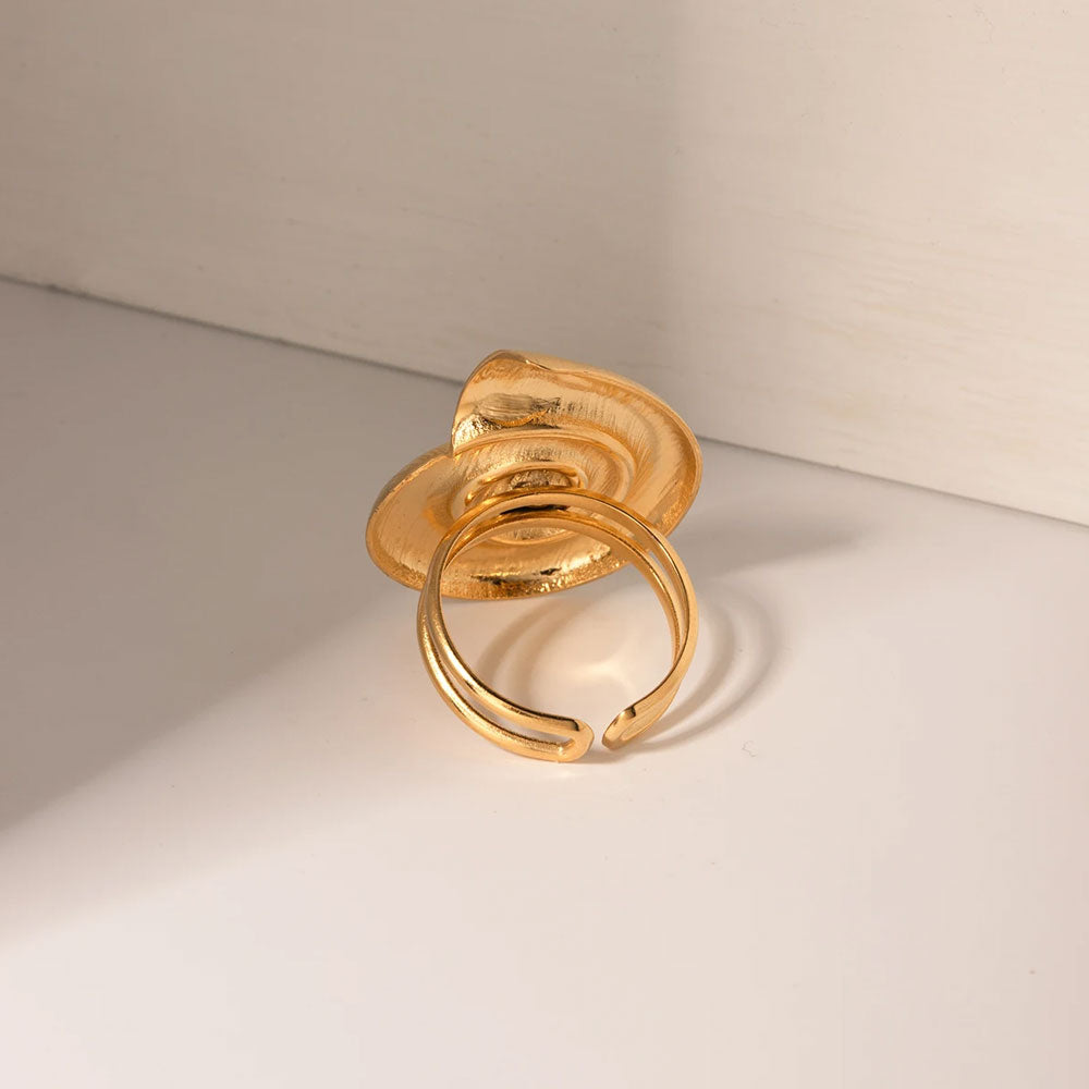 Concha Ring Open Spiral Shell Design