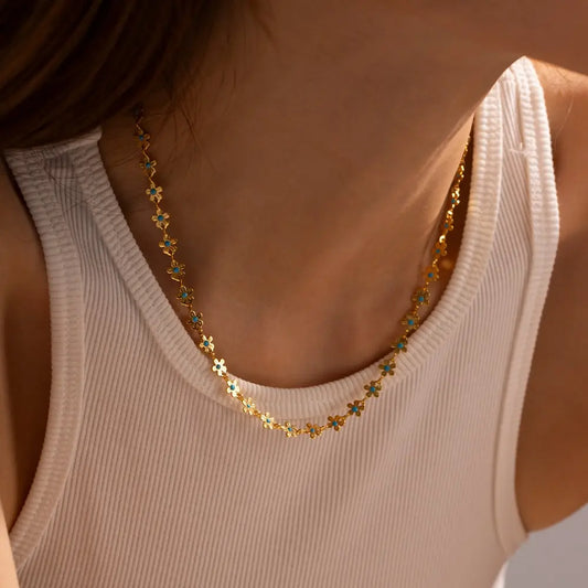 Isla Necklace Chic Drip Oil Chain