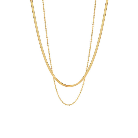 Serpente Necklace Flat Snake Chain